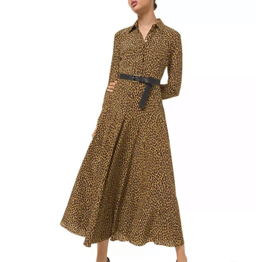 Michael Kors Collection
Leopard Print Silk Dress